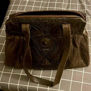 Vintage Braccialini pure leather purse made in Italy